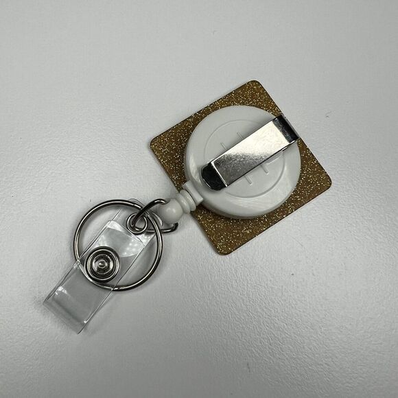 Badge Holder Retractable Peak season Amazon Warehouse New! Keychain - Picture 3 of 3